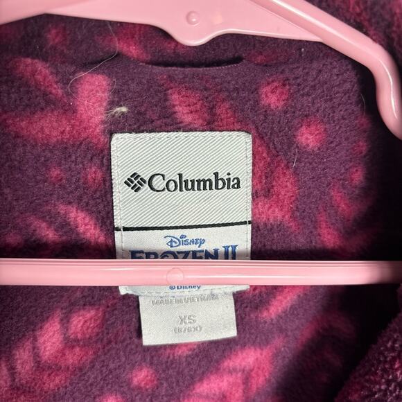 Columbia x Disney Frozen II Fleece Zipup Sweater - Picture 4 of 4